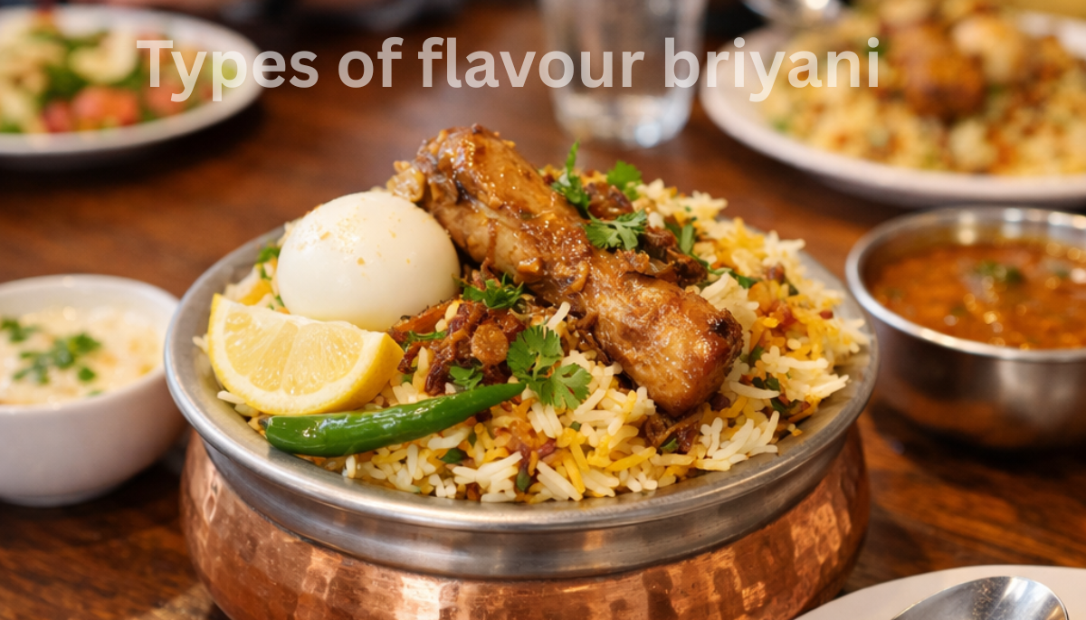 types of flavour briyani